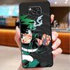 Чехол Anime My Hero Academia для Xiaomi Poco F4 F1 M4 5G X4 X3 Pro F3 GT X3 NFC M3 C40 F3 GT X4 NFC X4 Pro матовый черный чехол