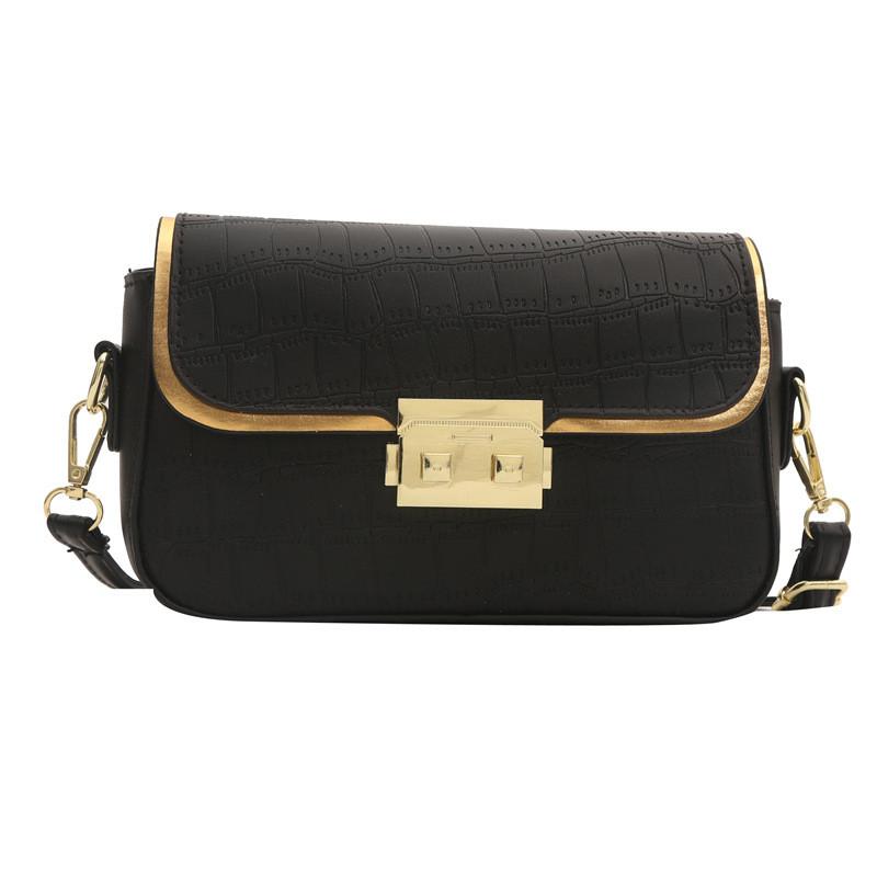 Modern Stylish Small Square Bag Beautiful Solid Color Design Everyday Shoulder Bag