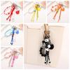 Hanging Chain Baseball Braid Rope Pendant Stylish Design Braided Bag Charm Handbag Accessory