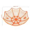 Halloween Spider Web Fruit Plate Drain Basket Festival Atmosphere Cartoon Candy Box Home Decorations Trick Or Treat Supplies