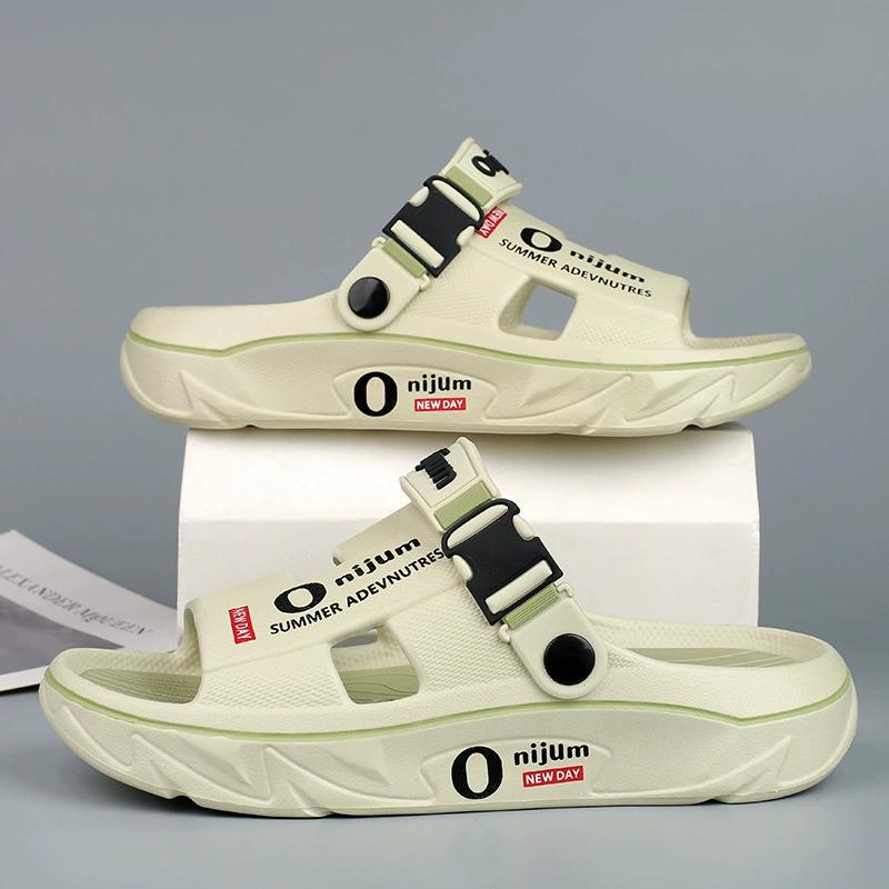 Мужские массажные тапочки для дома и улицы, сандалии для пляжа, удобные мягкие шлепанцы, сабо, повседневная обувь для мужчин и женщин, домашние тапочки