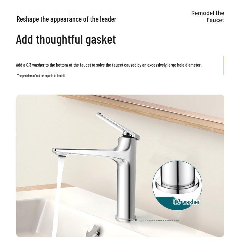 ARROW Deck-Mounted Single-Handle Basin Faucet