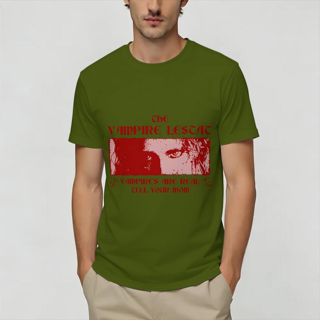 The Vampire Lestat TShirts for Unisex Fashion Cotton Tee Shirt Crew Neck Short Sleeve T Shirt Graphic Printed Tops