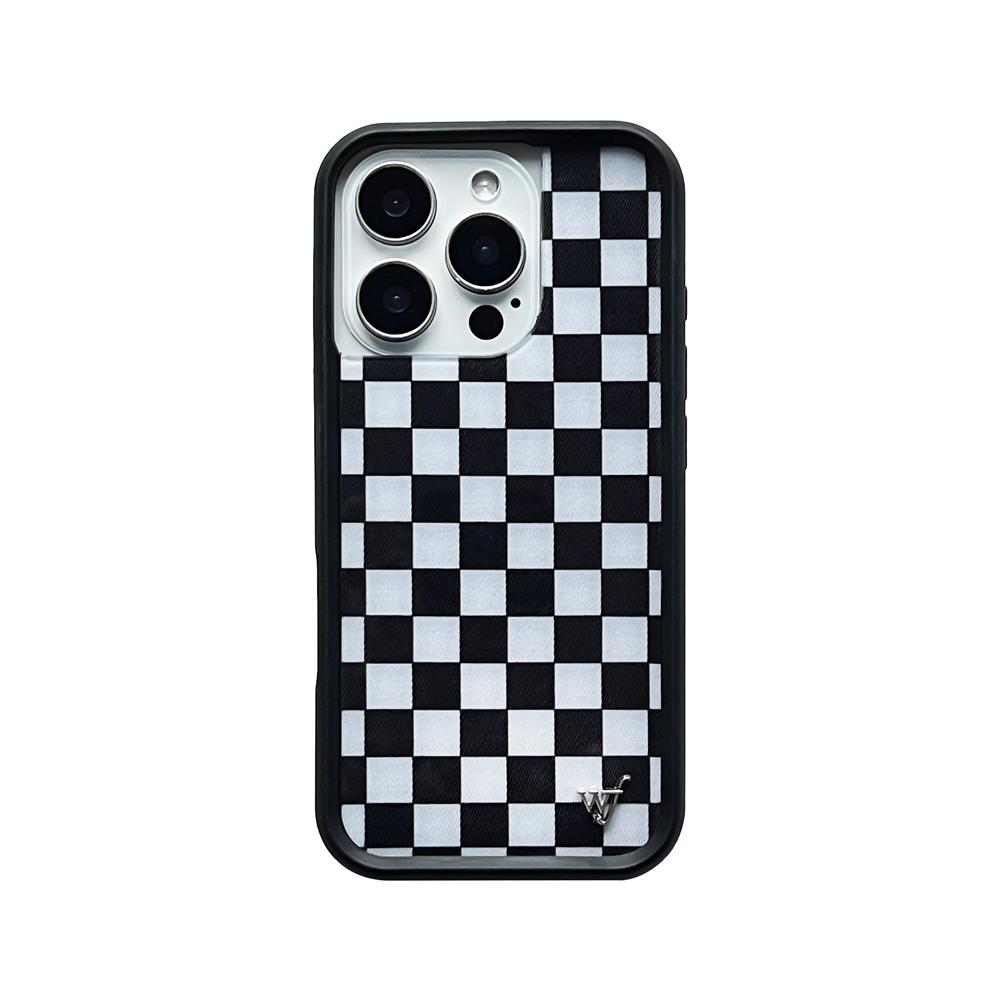 Чехол для телефона 'Wildflower Happy Girl Meow' для iPhone 12 13 14 15 16 Pro Max Plus 17Pro Max 3D Щенок Леопард Волна клетчатая ткань wf Чехол