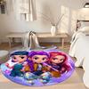 K-pop Round Area Rug Suitable for Foyer Dormitory Playrooms Dining Room Antislip Round Carpet Office home decor Best for Christmas