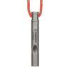 TOMSHOO Ultralight Titanium Emergency Whistle with Cord Outdoor Survival Camping Hiking Exploring