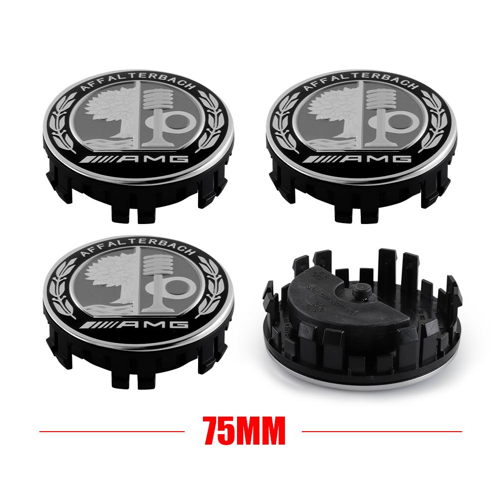 75mm Wheel Center Cover Stickers Hub Cap Accessories For Mercedes Benz W212 W213 W214 W210 GLK GLS W203 W204 W211 AMG CLS ML C36