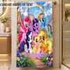 Beach TowelMy Little Pony Custom Name Text Personalized Soft Towel for Beach Pool Indoor Home Decor Gift