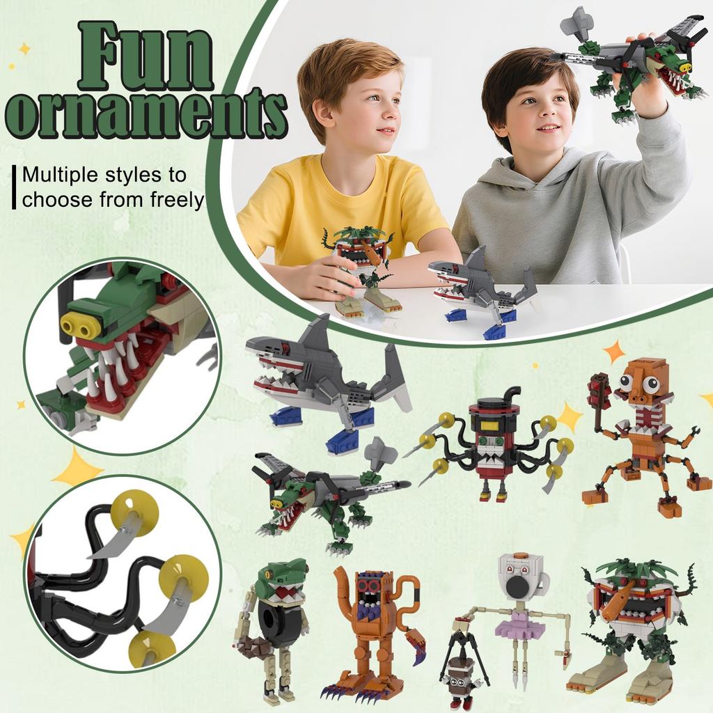 Забавный детский пазл-конструктор, набор игрушек-конструкторов