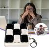 Black White Keyboard Fidget Toy Stress Anxiety Relief 9 Keys Keyboard Clicker Keychain Decompression Button Sensory Toy
