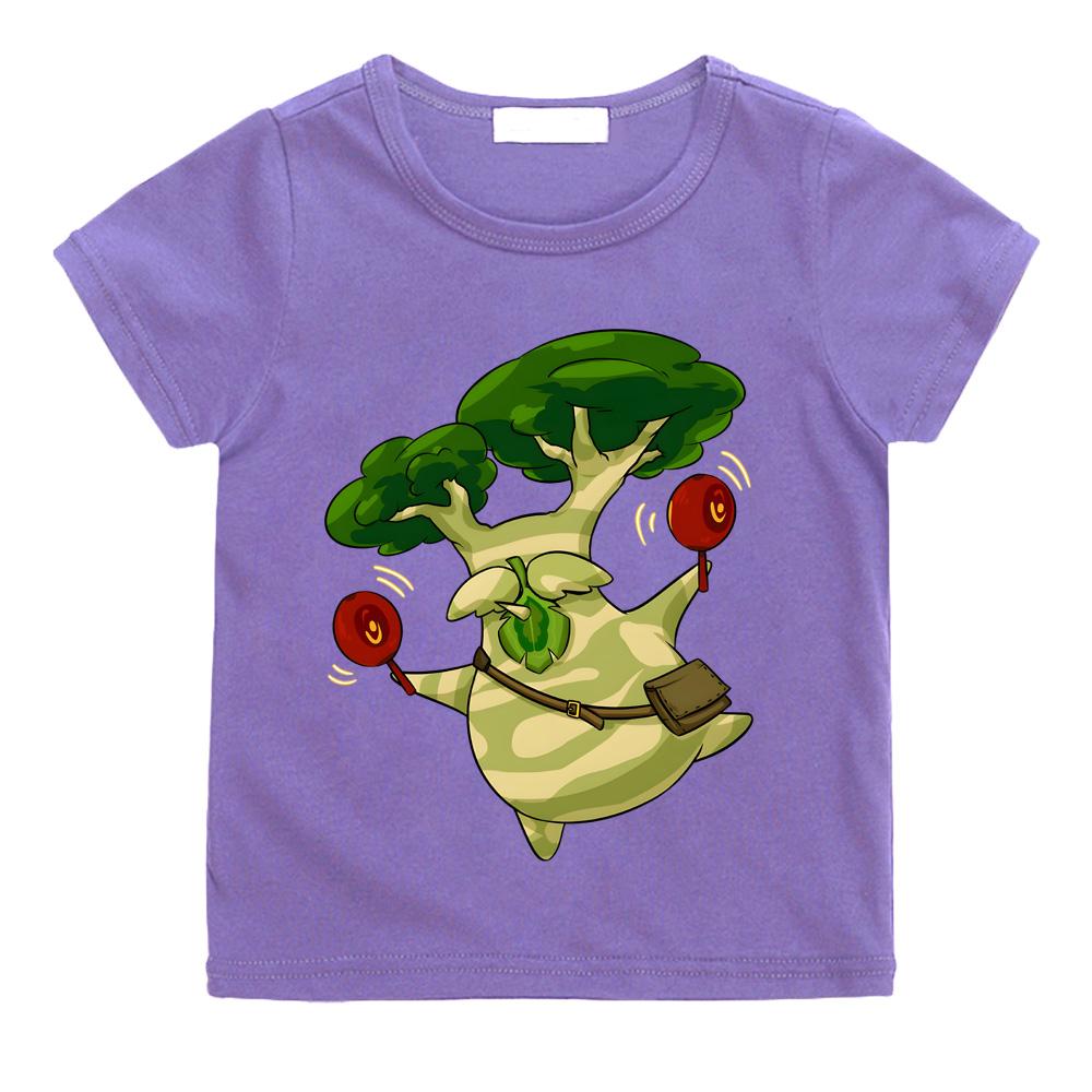 Shalaka Футболки Streetwear с мультяшным принтом korok 100% хлопок Манга с коротким рукавом для мальчиков/девочек Летняя футболка для подростков с круглым вырезом
