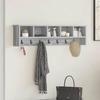 Wall Mounted Nightstand Grey Sonoma 100 x 16 x 26 cm