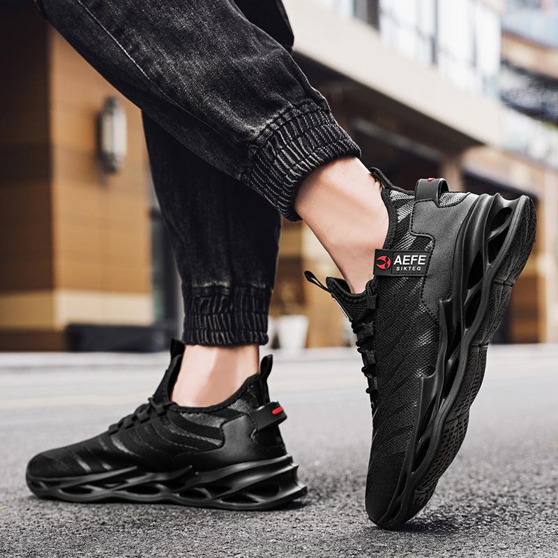 Летняя обувь большого размера, дышащая мужская обувь, летающая сетчатая обувь для бега, кроссовки