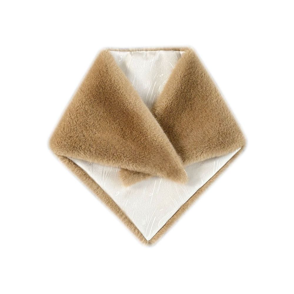 Long Wrap Faux Fur Scarf Soft Plush Faux Fur Neck Scarf New Neck Warmer Women