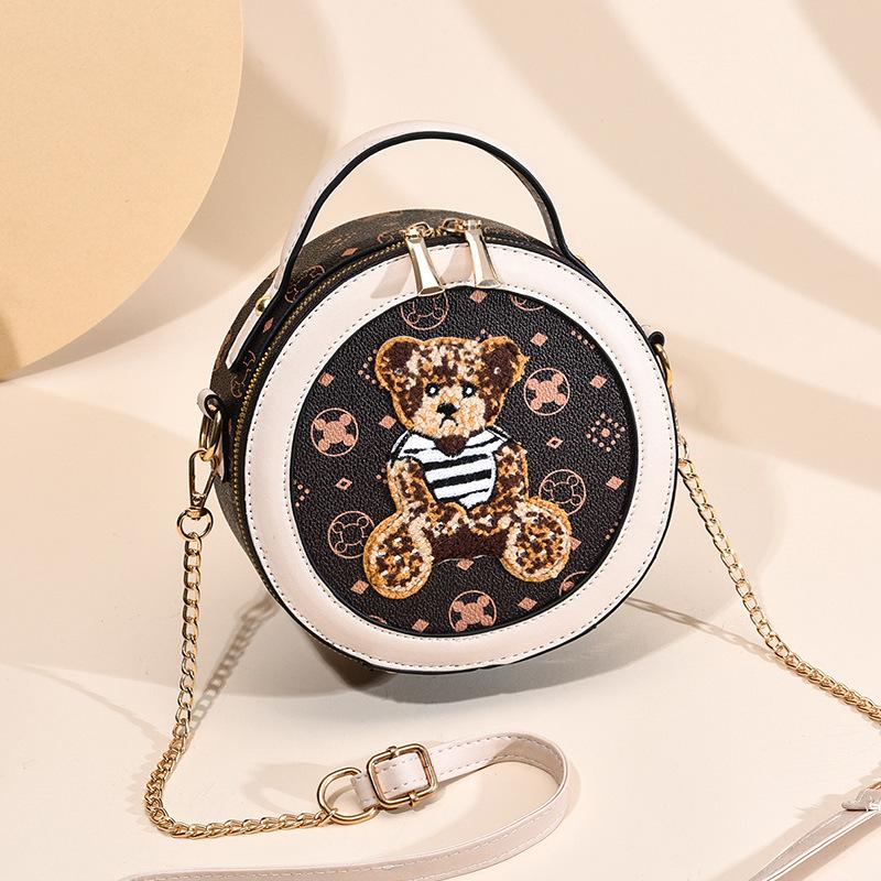 Летняя цепочная сумка женская сумка-мессенджер 2025 новая сумка трендовая модная женская плечевая круглая сумка мини маленькая сумка женская сумка