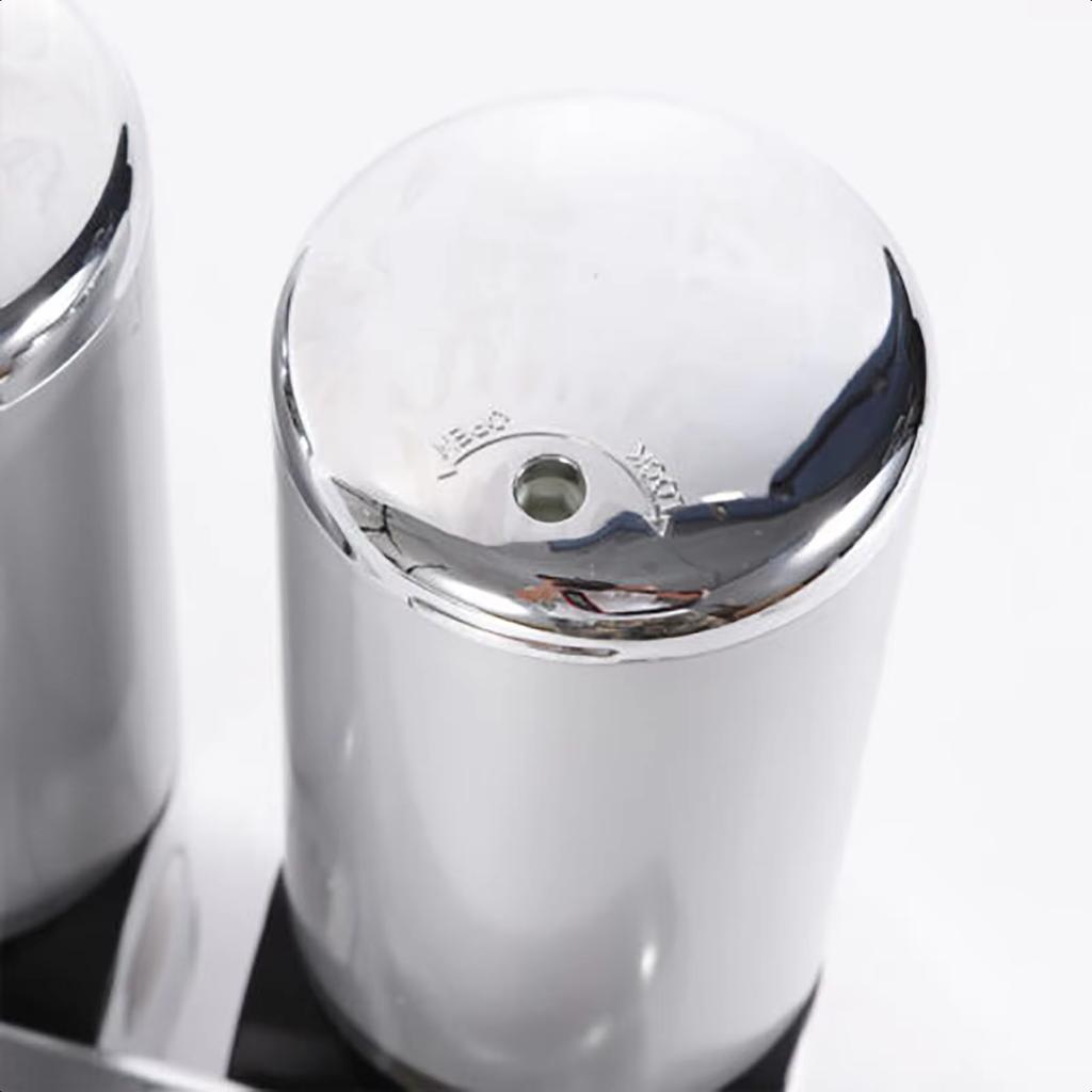 Настенный дозатор для шампуня, лосьона для душа, геля, кондиционера для ванной комнаты с тремя дозаторами мыла