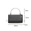 Yogodlns Rhinestones Evening Crossbody Bag Crystal Bling Top Handle Bags for Women Luxury Designer Small Purses and Handbags
