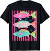 Preppy Fish Summer Beach Fish Coastal Striped Fish T-Shirt