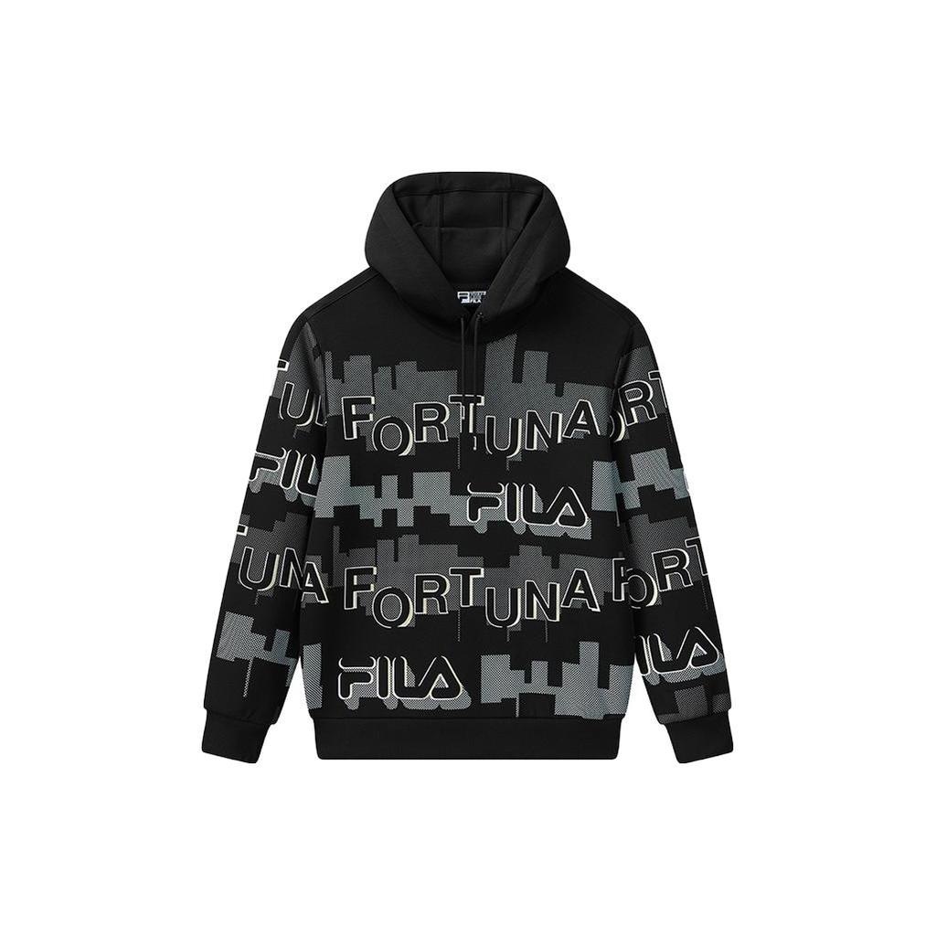 New FILA Sweatshirt Unisex Jet Black F11M118250F-BK