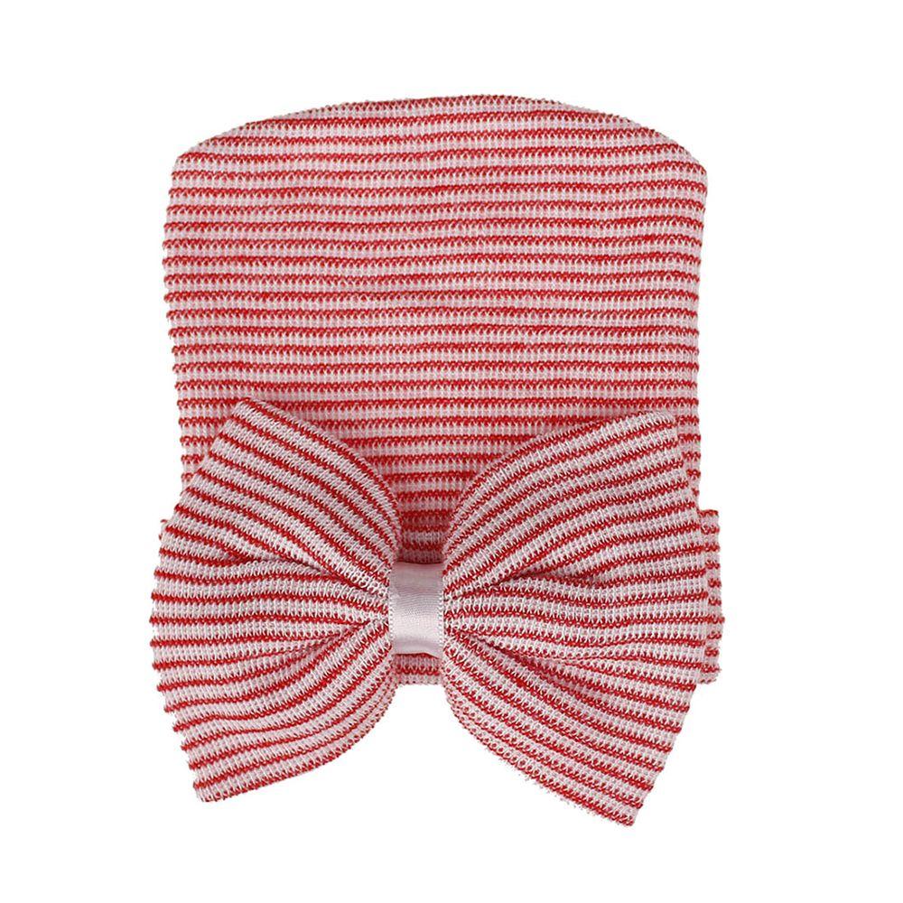 Мягкая полосатая детская шапочка Мягкие шапки-тюрбаны Детские шапочки Шапочка для новорожденного Больничная шапочка с бантом Детская шапочка