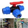 PE Pipe 3-Way Ball Valve 20/25/32/40/50mm Plastic Valve Ball Valve Valve