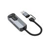 Алюминиевые USB C Ethernet-адаптеры 5000/2500/1000 Мбит/с Высокоскоростные RJ45 Конвертеры Plug and Play Для Ноутбука ПК