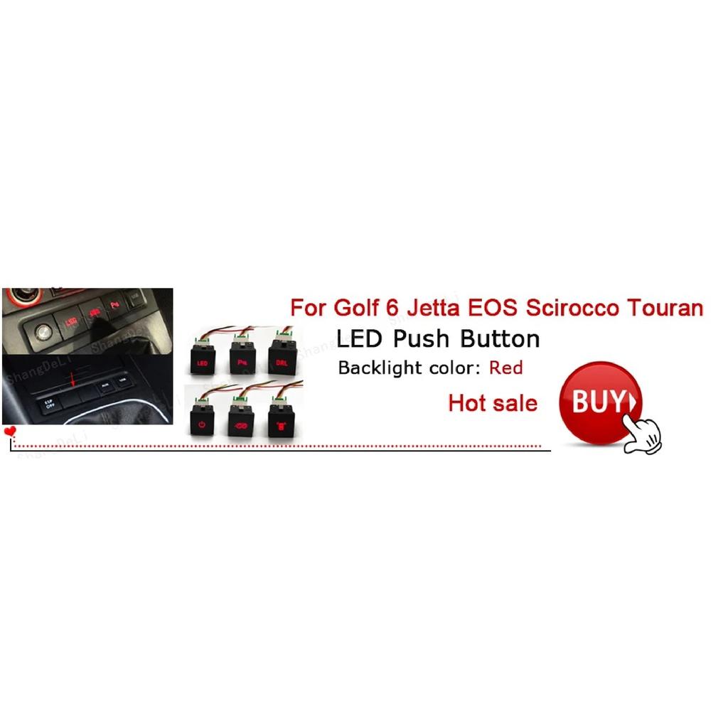 12V Red LED Car Socket Charger Dual USB PD Type C Port Phone Chargers Power Adapter For VW Golf 6 MK6 Jetta 5 MK5