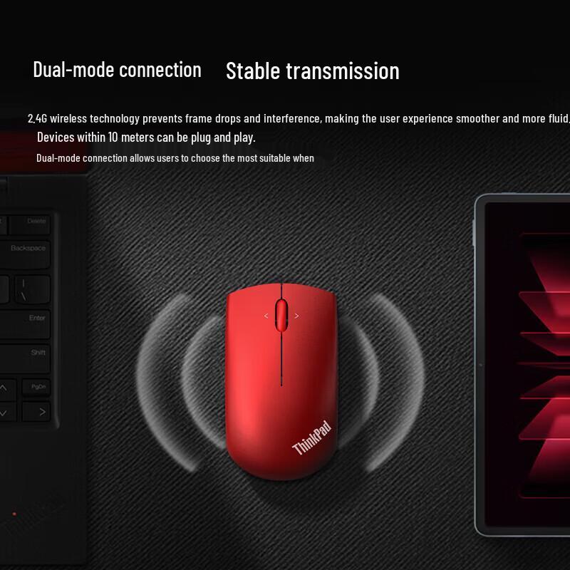 Lenovo T40X Dual-Mode Wireless Mouse