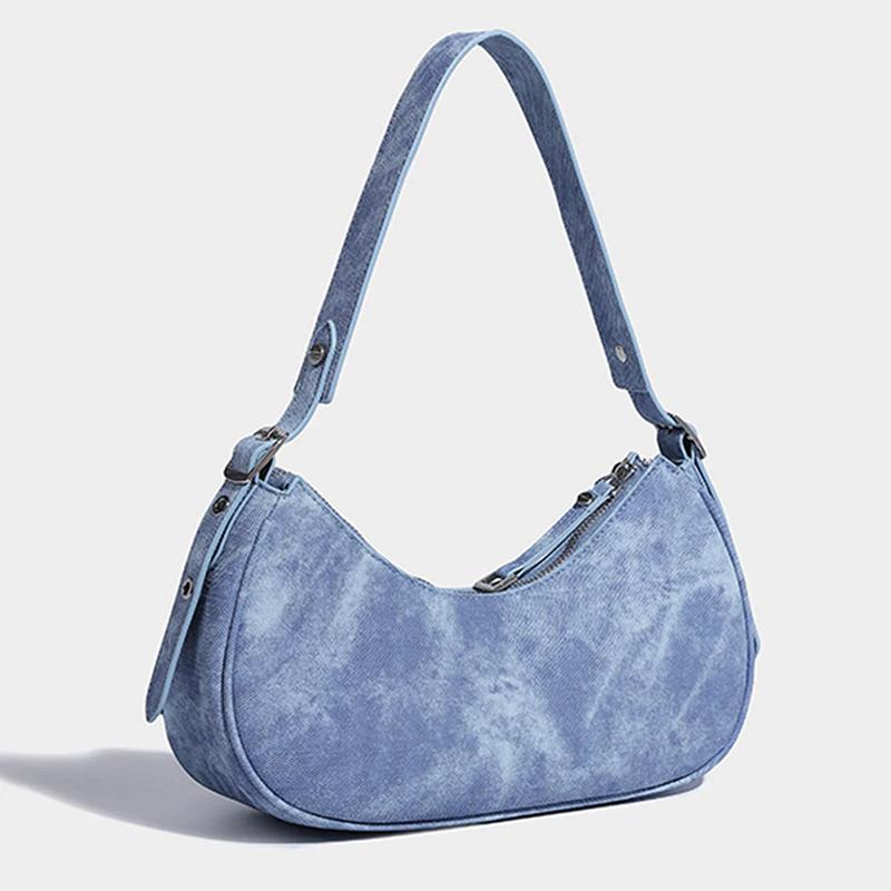 Yogodlns Ретро сумка на плечо для женщин, винтажная сумка из искусственной кожи с ремешком подмышки, регулируемая сумка для подмышек, эстетичная дизайнерская сумка, сумка-шоппер