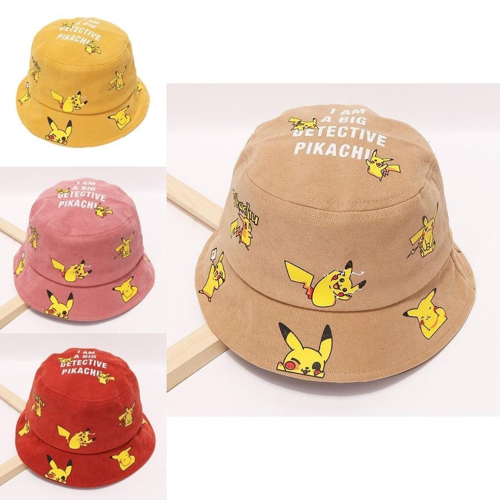 Pikachu Bucket Hat For Kids Premium Quality Cartoon Fisherman Cap