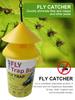 Fly Bag Trap PP+Wire Chain Hanging Flytrap Cage Non-Toxic And Non-Hazardous for Canteens/Restaurants/Toilets/Rubbish Rooms