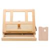 Tabletop Easel Pine Wood Adjustable Track Bar 4 Angles Multi Purpose Foldable Lightweight Sturdy