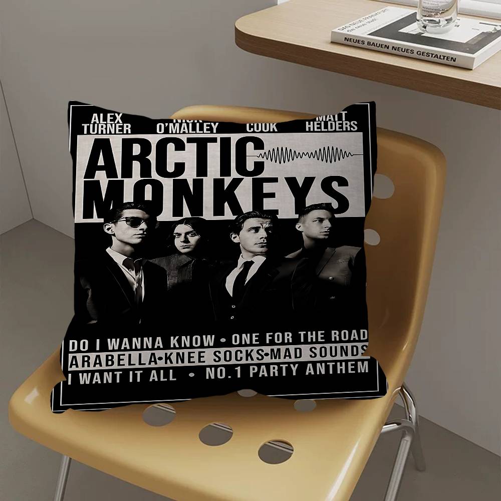 1 шт. Подушка с изображением группы Arctic Monkeys, чехол для подушки с музыкальным альбомом, автомобильная декоративная подушка для дивана, автомобиля, рождественский подарок 40x40 см 45x45 см