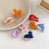 Cute Marine Animal Hair Clips Colorful Acetate Cartoon Whale Dolphin Octopus Small Decorative Hair Clips for Girls