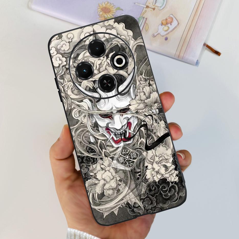 Для Tecno Spark 30C 4G Чехол kl5 kl5n Стильный Расписной Чехол Ударопрочный Чехол для Телефона Для Tecno Spark 30C Spark30C 4G Мягкий ТПУ Чехлы