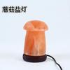 Himalayan Salt Lamp USB Rechargeable Pyramid Night Light Natural Crystal Salt Lamp for Bedroom Desk Meditation Gift