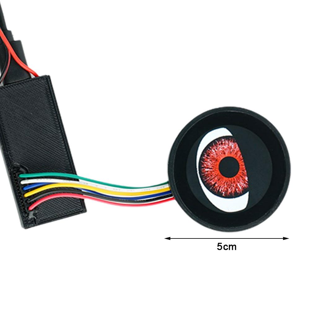 Dynamic LED Car Headlights Devil Eye 8 Style Car Devil Eye Blink For Car Motorcycle Logo Light Headlight Accessories