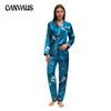 Homewear Simulation Silk Pajamas Women's Pajamas Suit Large Size Leisure Homewear