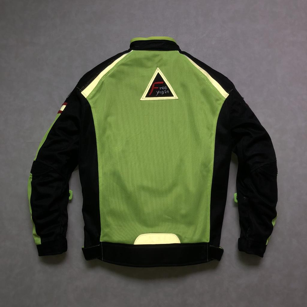 Мотоциклетный костюм, мужской противоосенний костюм для мотоциклиста, мотоциклетный костюм для ралли, дышащий тонкий зеленый