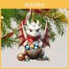 Cute Acrylic Dragon Egg Ornament For Car Interior Christmas Decoration And Hanging Style