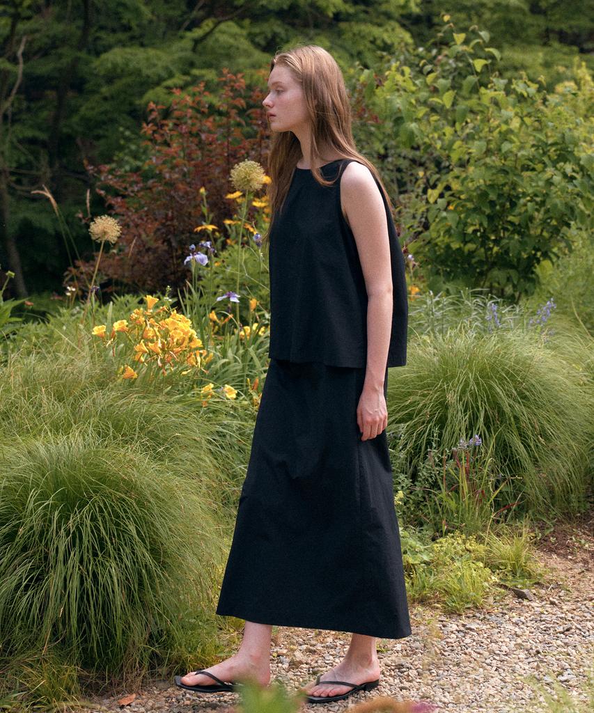 Yeoppe Long Elastic Skirt_Black