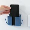1Pcs Mobile Phone Plug Wall Mounted Storage Box Wall Holders Phone Charging Holder Rack