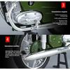 Модель мотоцикла Чехословакия Jawa250 в масштабе 1/10, литая из сплава, со звуком и светом, автоцикл, изысканные настольные украшения, подарки