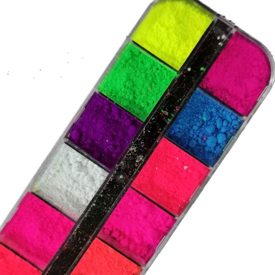 1 коробка, красивая пигментная пудра, нежная, легко наносится, гладкая текстура, 12 цветов, супер яркие тени для век для женщин