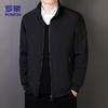 ROMON Men's Fleece-Lined Stand Collar Jacket