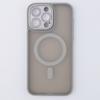 MagSafe Case for iPhone 15 Pro Max, Hybrid Matte Lens Pro, Titanium Gray