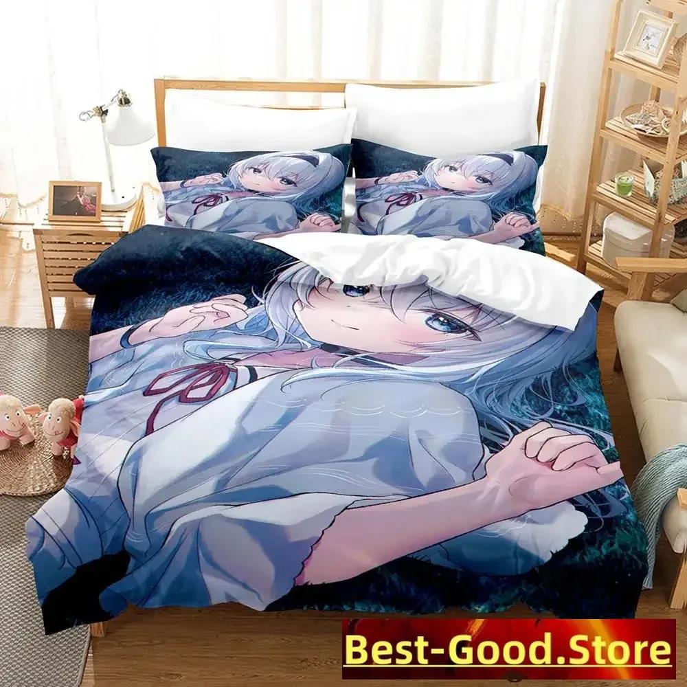Работа Рюо никогда не заканчивается! Комплект постельного белья Single Twin Full Queen King Size Bed Set Adult Kid Bedroom Duvetcover Sets Anime