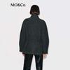 MO&Co. Women's Knit Patchwork Wool Coat