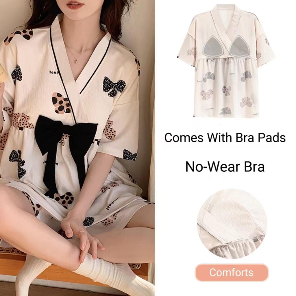Пижама из двух частей и домашняя одежда, женская модель, летний женский костюм из хлопка, домашняя одежда, повседневный костюм