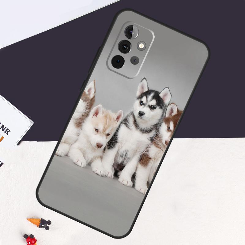 Siberian Husky Sled Dog Case For Samsung Galaxy A05 A06 A26 A16 A56 A36 A22 A32 A52 A54 A34 A14 A55 A15 A53 A33 A35